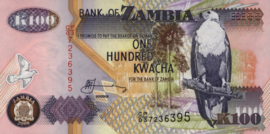 Zambia  P38 100 Kwacha 2008