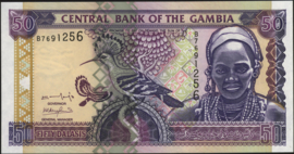 Gambia  P23 50 Dalasis 2001
