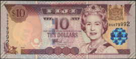 Fiji P106.a 10 Dollars 2002 (No date)