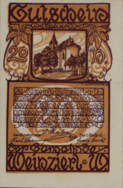 Oostenrijk - Noodgeld - Weinzierl am Walde KK.:1151 20 Heller 1920