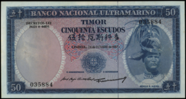 Timor  P27 50 Escudos 1967