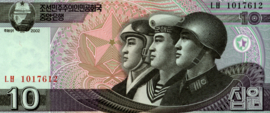 Korea (Noord)  P59 10 Won 2002