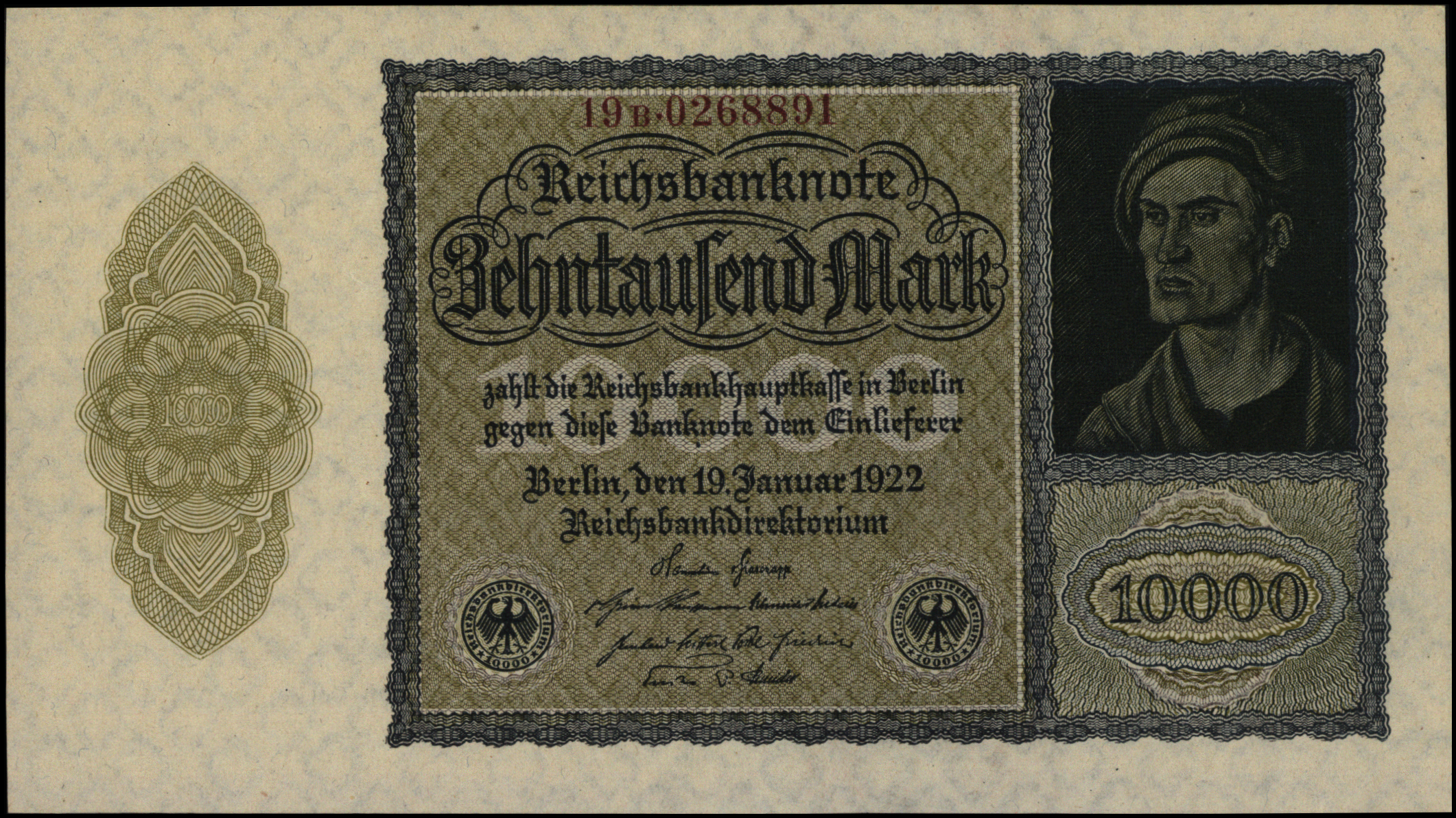 Duitsland  P72.d: B 10.000 Mark 1922