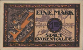 Duitsland - Noodgeld - Luckenwalde Grab/Mehl.:817 100 Pfennig 1921