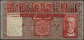 Netherlands  PL61.c3 25 Gulden 1940