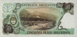 Argentinië P314.a2 50 Pesos Argentinos 1983-85 (No date)