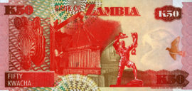 Zambia  P37 50 Kwacha 1992-2003