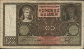Netherlands  PL97/AV081 100 Gulden 1938/1939