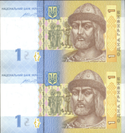 Oekraïne P116A.c 1 Hryvnia 2014