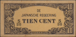 Nederlands Indië PLNI25.3/P121.a 10 Cent 1942 (No date)