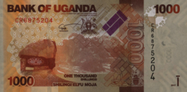 Oeganda P49.e 1.000 Shillings 2017