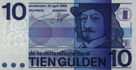 Nederland  PL47 10 Gulden 1968