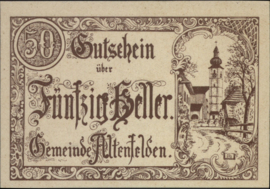 Austria - Emergency issues - Altenfelden  K.K.: 27 50 Heller 1920
