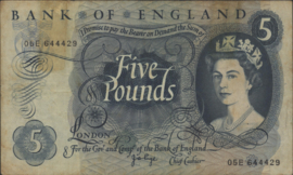 Engeland P375.c 5 Pounds 1963-'71 (No date)