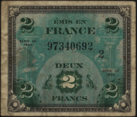 France P114 2 Francs 1944