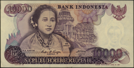 Indonesia P126/H320 10.000 Rupiah 1985