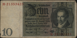 Germany P180 10 Reichsmark 1929