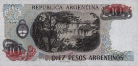 Argentina P313 10 Pesos Argentinos 1983-84 (ND)