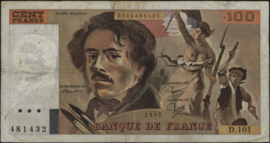 Frankrijk P154 100 Francs 1985