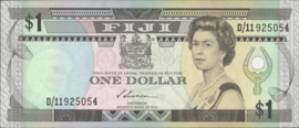 Fiji  P86.a 1 Dollar 1986