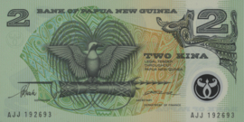 Papua New Guinea  P16/B115 2 Kina 1996-2002