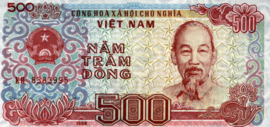 Vietnam P101 500 Dong 1988