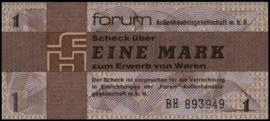 East Germany - forum Außenhandelsgesellschaft m.b.H DDR30.a 1 Deutsche Mark 1979