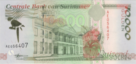 Suriname  PLS21.9/ELM 10.000 Gulden 1997