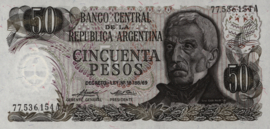 Argentinië P296 50 Pesos 1974-75 (No date)