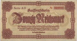 Duitsland P187.2: AD 20 Reichsmark 1945