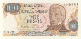 Argentinië P304/B357 1.000 Pesos 1976-1982 (No date)