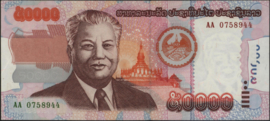 Laos  P38/B514 50.000 Kip 2004