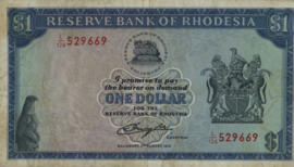 Rhodesië  P38/B107 1 Dollar 1979