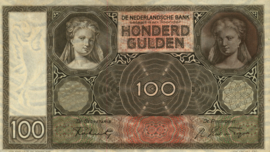 Netherlands  PL97 100 Gulden 1941 REPLACEMENT