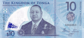 Tonga  P52 10 Pa'anga 2023