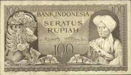 Indonesië  P46 100 Rupiah 1952