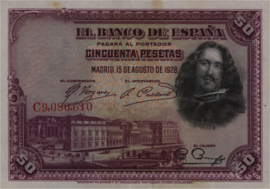 Spanje  P75.b 50 Pesetas 1928