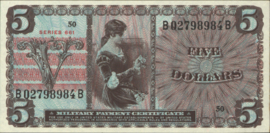United States of America (USA) PM69 5 Dollars 1968 (No date)