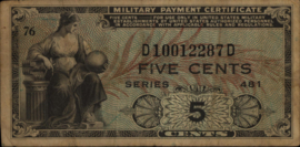 Verenigde Staten van Amerika (VS) PM22 5 Cents 1951-54 (No date)