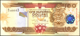Solomon islands  P30 100 Dollars 2006 (No date)
