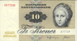 Denmark  P48.g 10 Kroner 1977