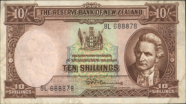 Nieuw Zeeland P158 10 Shillings 1957