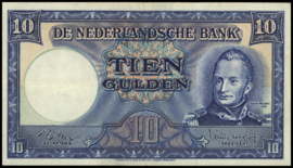 Nederland - Bankbiljet  PL44.a 10 Gulden 1949