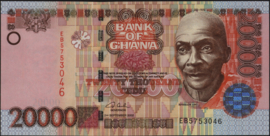 Ghana  P36/B144 20.000 Cedis 2002