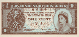 Hong Kong P325 1 Cent (No date)