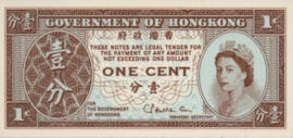 Hongkong P325 1 Cent (No date)