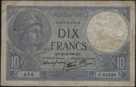 France  P84 10 Francs 1939