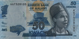 Malawi  P58 50 Kwacha 2012
