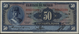 Mexico  P49 50 Pesos 1959