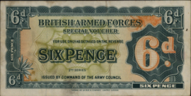 Great Britain / UK PM17 6 Pence 1948 (No date)